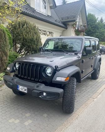 Jeep Wrangler cena 182000 przebieg: 92000, rok produkcji 2021 z Katowice małe 436